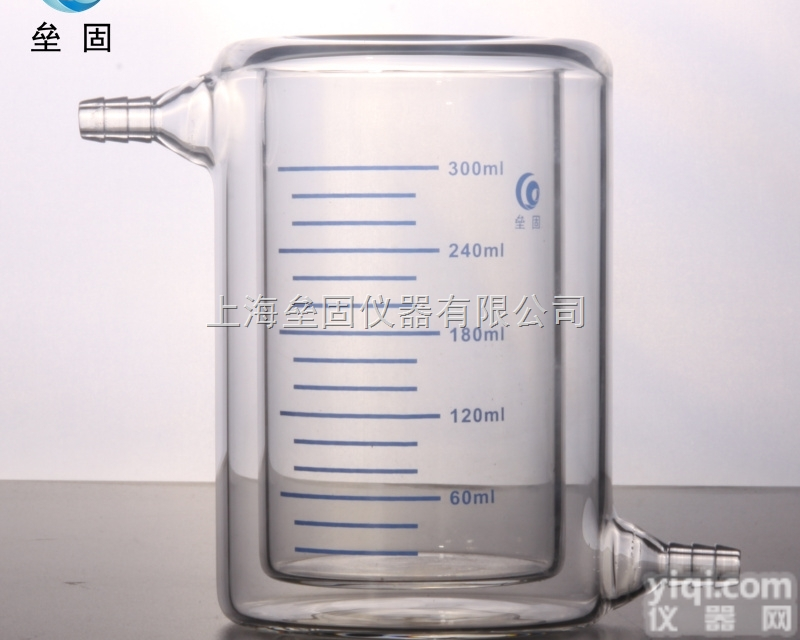 300ml<em>双层</em>夹套<em>烧杯</em>夹层<em>烧杯</em>玻璃<em>烧杯</em>光催化<em>反应器</em>