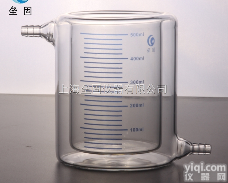 500ml<em>双层</em>夹套<em>烧杯</em>夹层<em>烧杯</em>玻璃<em>烧杯</em>光催化<em>反应器</em>