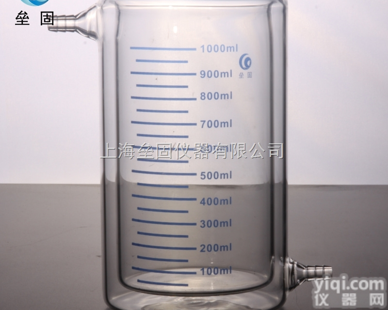 1000ml<em>双层</em>夹套<em>烧杯</em>夹层<em>烧杯</em>玻璃<em>烧杯</em>光催化<em>反应器</em>