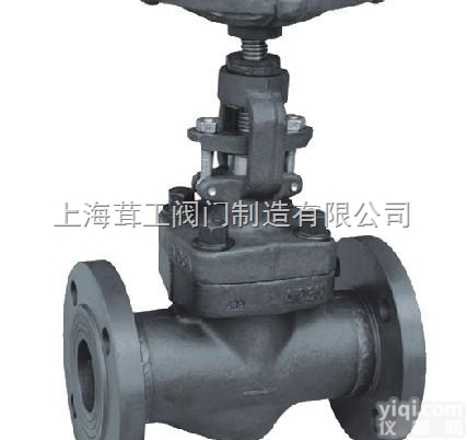 锻钢法兰<em>截止阀</em>--外形<em>尺寸</em>图--上海茸工阀门制造有限公司