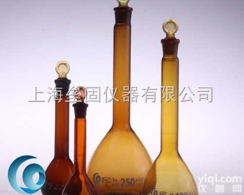 【垒固】2000ml 棕量瓶 A级 玻璃<em>容量瓶</em> 茶色<em>棕色</em>定量瓶 摇瓶