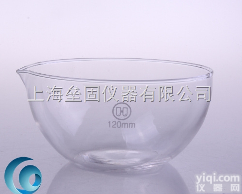 120mm <em>平底</em><em>蒸发皿</em>12cm 玻璃元皿