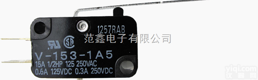 V-<em>153</em>-1A5  <em>欧姆龙</em>微动开关V-<em>153</em>-1A5