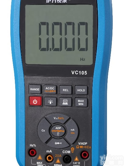 VC 105  <em>伊万</em>完全防水型按键式自动<em>量程</em>万用表VC105