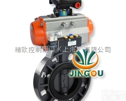 SD671S  <em>耐腐蚀</em>气动塑料<em>蝶阀</em>，耐酸碱UPVC气动<em>蝶阀</em>