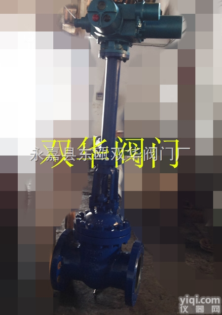 DN200  供应双华电站Z941<em>加长</em>杆<em>电动</em>法兰<em>闸阀</em>