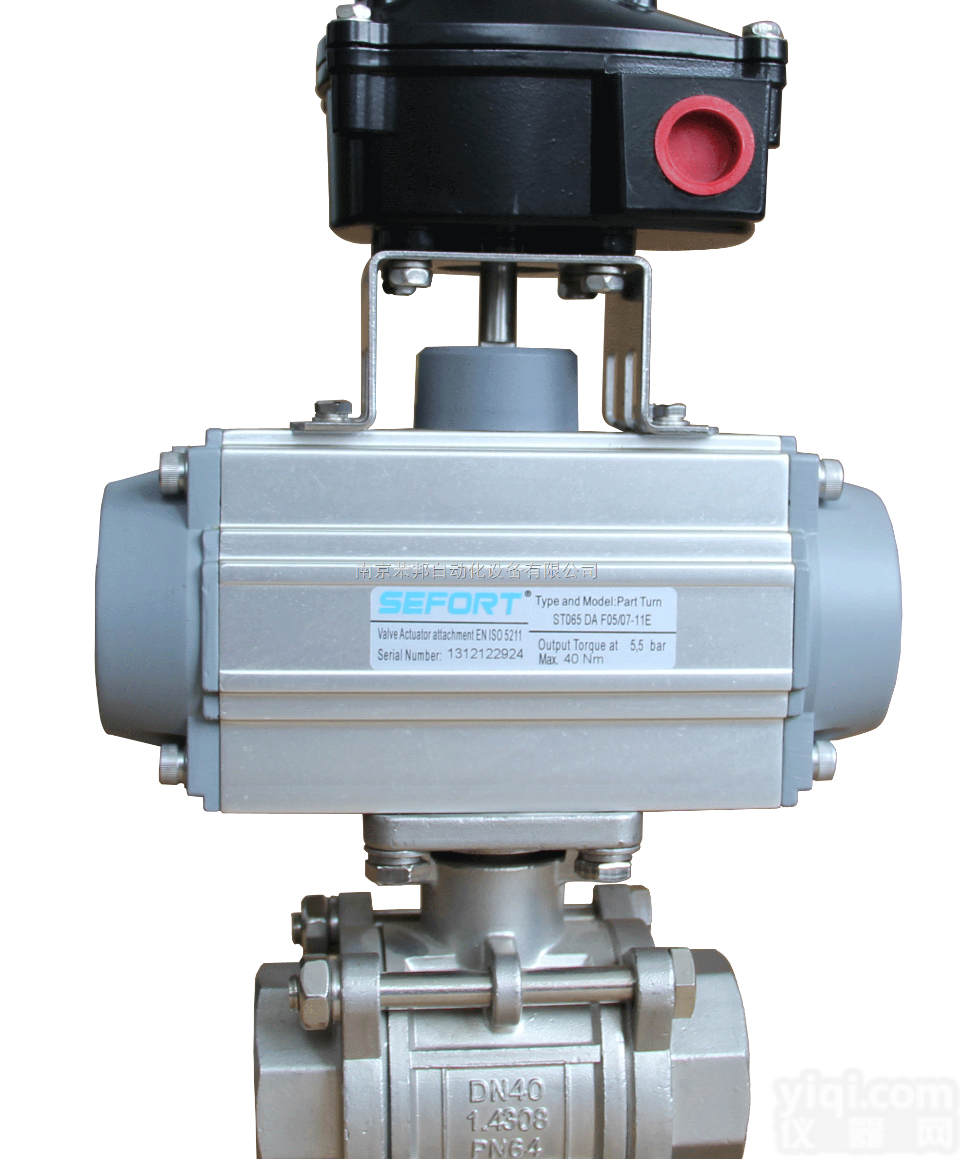 ST075 DA  不锈钢<em>气动</em><em>螺纹</em><em>球阀</em>，德国SEFORT<em>气动</em><em>螺纹</em><em>球阀</em>