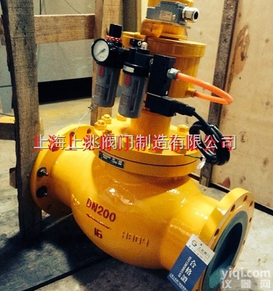 KQDQ421F  <em>大口径</em>法兰液化气燃气紧急<em>切断阀</em>