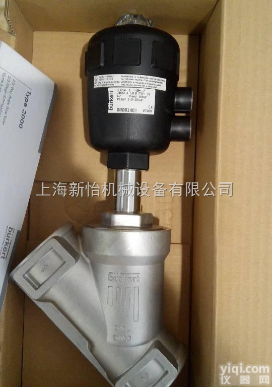 195160S  BURKERT<em>宝德</em>6012/6014<em>先导</em><em>角座阀</em>，原装<em>宝德</em>BURKERT...