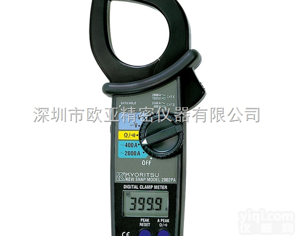 <em>MODEL</em> 2002PA<em>钳形表</em>  日本共立Kyoritsu 2002PA数字式<em>钳形表</em>