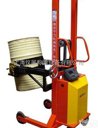 吴江抱夹式油桶车<em>电子秤</em>500kg圆桶<em>装卸车</em>秤