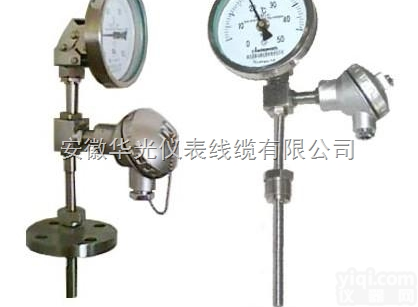 HWSSP-411 HGWSSP-511  岳阳<em>一体化</em>双金属<em>温度计</em>评定厂家|安徽电阻式<em>一体化</em>双金属<em>温度计</em>裸奔价格