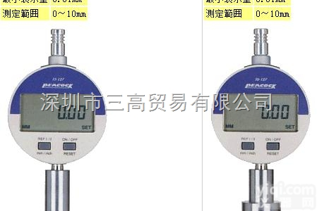 <em>日本</em>PEACOCK<em>孔雀</em><em>厚度计</em>T5-127;T6-127测厚仪