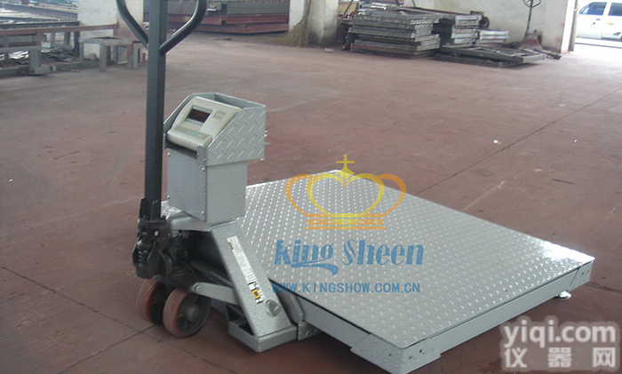 SCS-P723-NN-1T-1212  南京3T液压叉车移动电子<em>地磅</em> 江苏<em>不绣钢</em>电子<em>地磅</em>