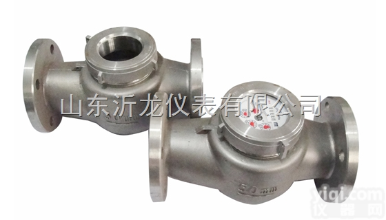 DN100  供应不锈钢<em>法兰</em><em>水表</em> 临沂<em>法兰</em>式旋翼不锈钢<em>水表</em>