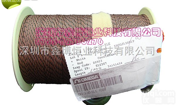 GG-J-30-SLE-100<em>电热</em>偶线 <em>美国</em>omega<em>电热</em>偶线