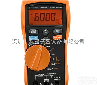 Keysight <em>U1232A</em><em>手持式</em>数字<em>万用表</em>