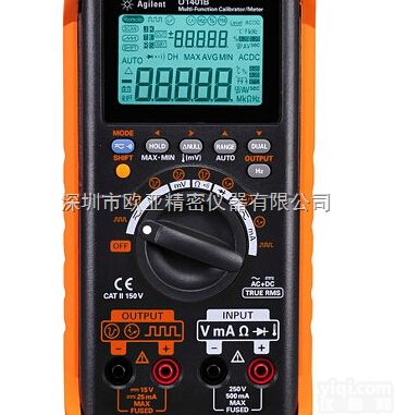 Keysight <em>U1401A</em> <em>手持式</em>多功能<em>校准器</em>/万用表