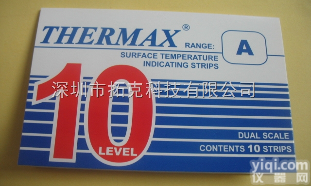 10格A型  温度纸 <em>热敏</em>试纸 10格A型<em>测温</em>纸 英国TMC10格A型<em>感温</em><em>热敏</em>试纸 ...