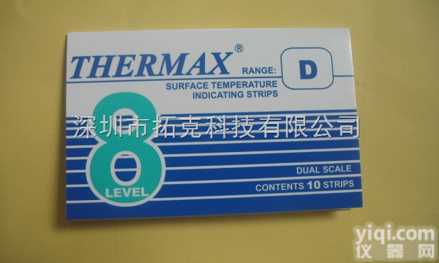 8格D型  英国TMC温度试纸 <em>感温</em><em>热敏</em>试纸THERMAX 8格D型<em>热敏</em>试纸 <em>感温</em>...