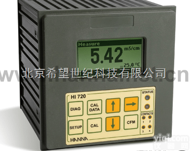 HI720122、HI720224  <em>意大利</em>哈纳 HI720122、HI720224 <em>壁挂式</em>在线电导率分析仪