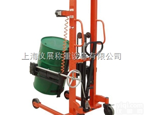 带称重手动液压<em>堆高车</em>，300kg电子称<em>油桶</em>车价钱