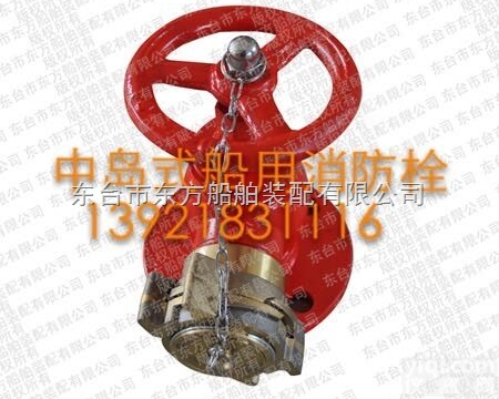 中岛式<em>船用</em>铜<em>消防</em>栓 闷盖卡子接头