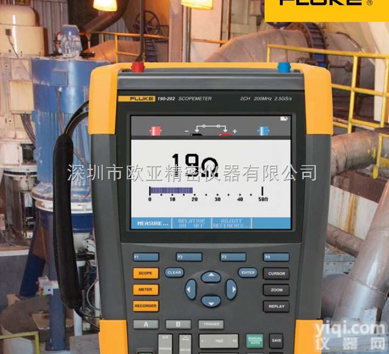 美国<em>福禄克</em> Fluke190-204/S <em>手持式</em>数字示波器