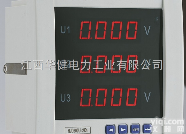 96*96mm面板和其他  PA6000-Y13-CA1 三相数显<em>电压表</em>，<em>可编程</em>三相<em>电压表</em>