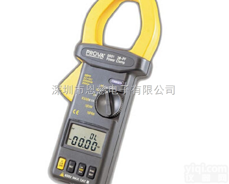<em>台湾</em><em>宝华</em>PROVA-6601<em>三相</em>钩式电力计PROVA6601数显钳表数...
