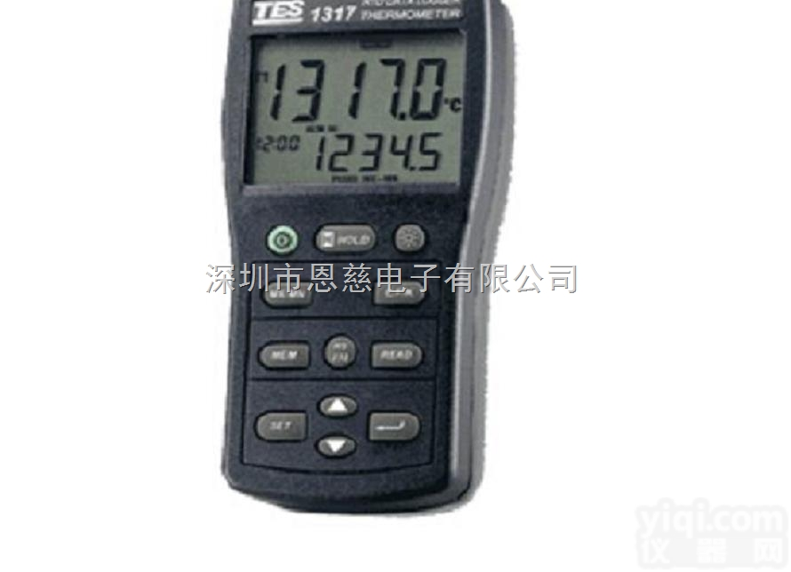 台湾泰仕<em>TES</em>-1317白金电阻<em>温度表</em> <em>TES</em>1317<em>温度计</em> 铂电阻温...