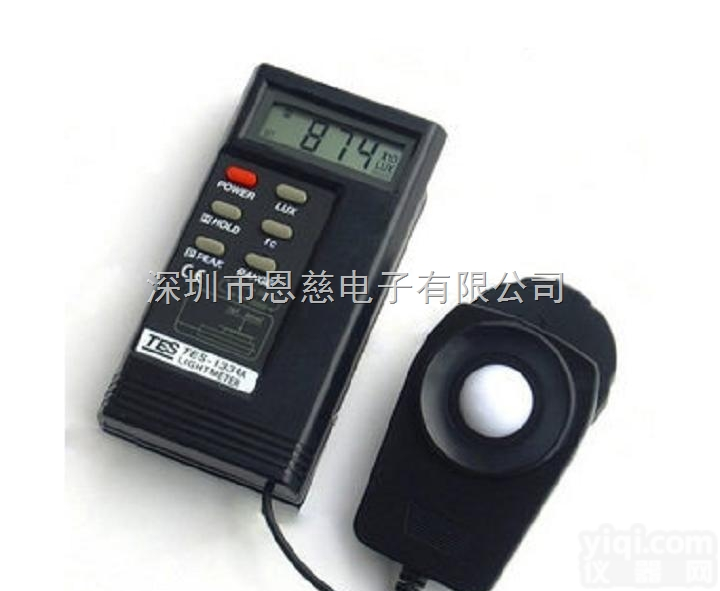 台湾泰仕TES-1334A<em>照度计</em> LED照度<em>测试仪</em>TES-1334A数...