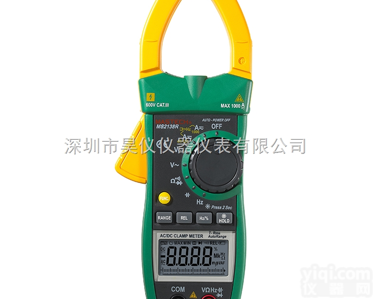 MS2138R  华仪mastech<em>钳形表</em><em>电流表</em>MS2138R真有效值交直流<em>电流表</em>MS2...