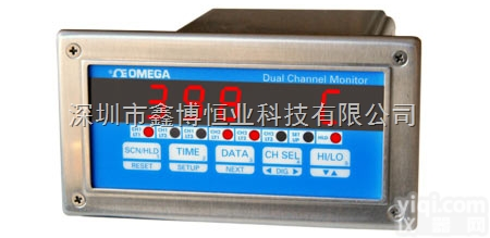 DP3300-R双通道<em>过程</em><em>监测器</em> 美国omega温控