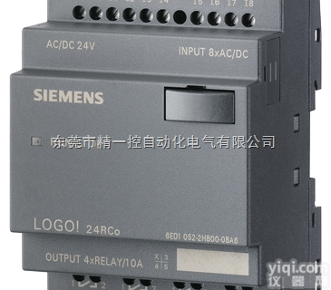 6ED1 052-2HB00-0BA6  深圳<em>西门子</em>LOGO继电器|<em>西门子</em>LOGO 24RCO|可调时间<em>控制器</em>
