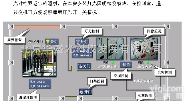 HG  档案馆灯光照明管理系统 <em>档案室</em>灯光照明<em>检测系统</em> <em>档案室</em>灯光控制温湿度记...