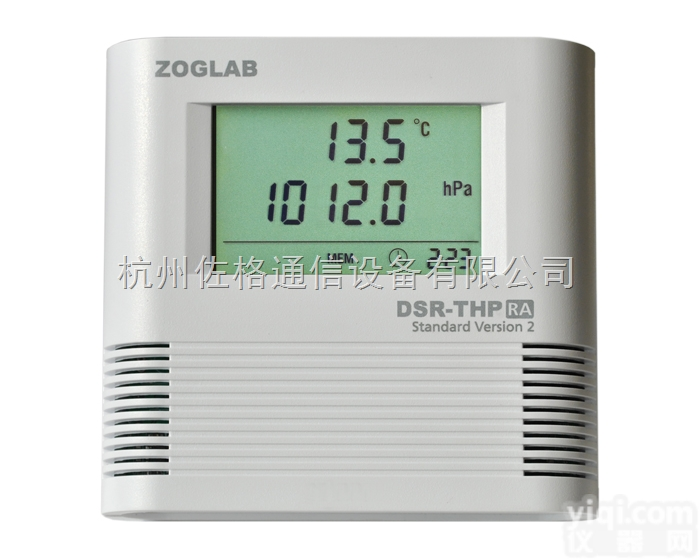 DSR-THP  ZOGLAB<em>佐格</em> 温湿压记录仪 <em>工业级</em> 洁净室冷库仓储
