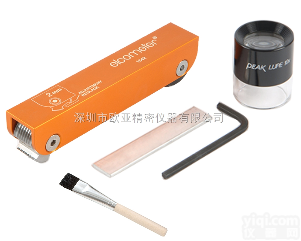英国Elcometer 1542 <em>十字</em>划割附着力<em>测试仪</em>,易高<em>十字</em>切割附...