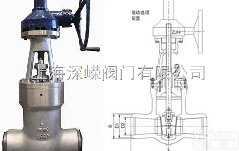 Z560Y/Z562Y-200  <em>焊接式</em>手动电站<em>闸阀</em>
