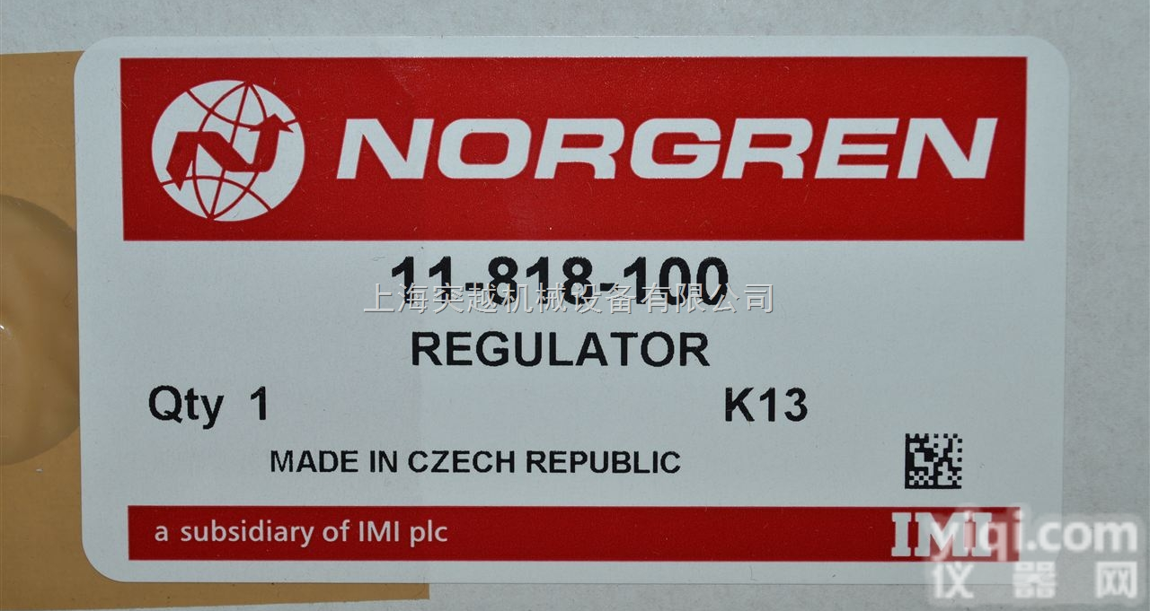 现货NORGREN<em>精密</em><em>调压</em>阀11-818-<em>100</em>