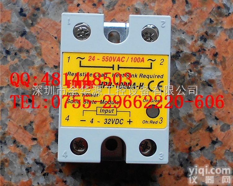 HPR-100DA-H  <em>台湾</em><em>阳明</em>FOTEK <em>固态</em>继电器HPR-100DA-H