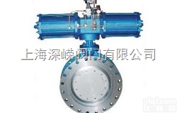 <em>D643H  气动法兰式硬密封蝶阀</em>