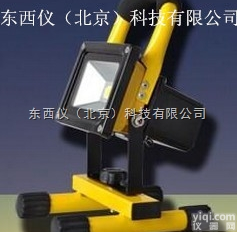 wi100693  led充电<em>投光灯</em>防水户外应急灯<em>白光</em>手提射灯仓库地摊照明泛光灯