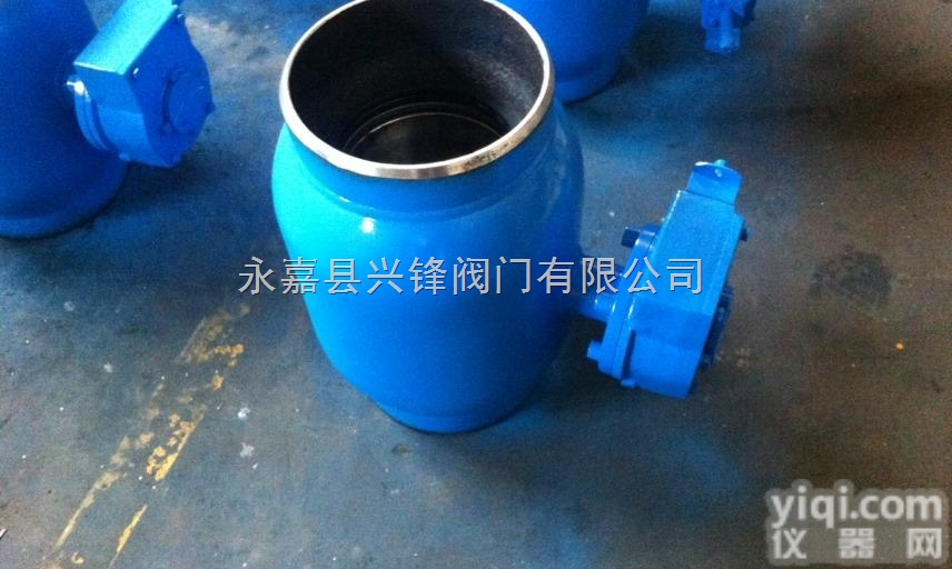<em>Q361F</em>-25C-DN250  全通径<em>蜗轮</em>焊接<em>球阀</em>