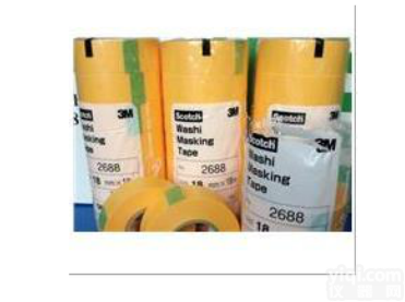 特价3M2688高温美纹纸<em>胶带</em>批发<em>喷漆</em>遮蔽保护胶纸宽 18MM长18米