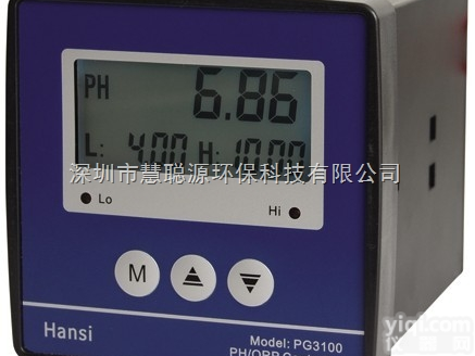 <em>Hansi</em> <em>PG3100</em>  PH值测试仪,PH值水质监测仪,精密PH/ORP计