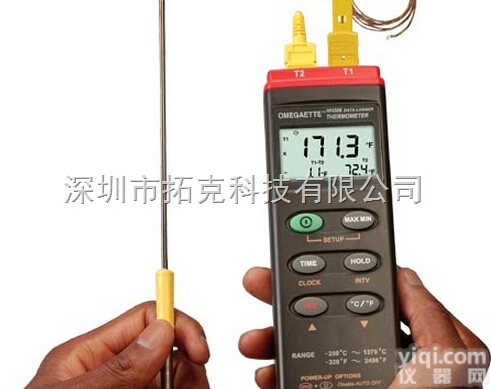 HH306A  美国OMEGA<em>温度计</em>HH306A K型<em>手持式温度计</em>HH-306A测温仪