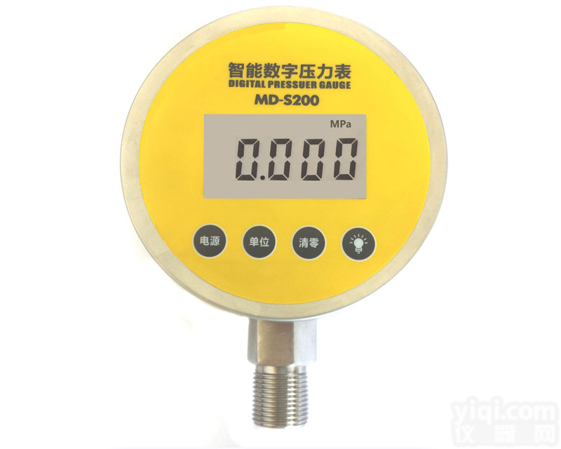 MD-S200  全不锈钢电池<em>供电</em>数字<em>压力表</em>/<em>峰值</em>记录/数显<em>压力表</em>/液晶表