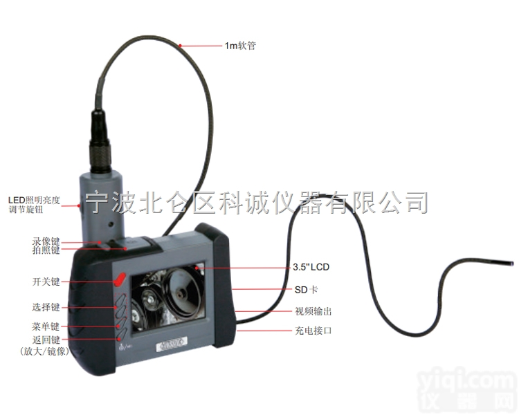 ISV-WE39-Y无线小<em>探头</em>视频<em>内窥镜</em>