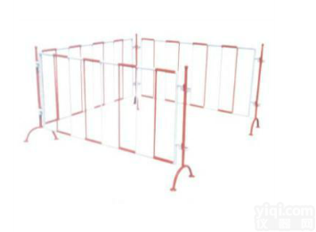 WL  不锈钢折叠式<em>伸缩</em><em>围栏</em>，铝合金<em>玻璃钢</em>组合式<em>伸缩</em><em>围栏</em>